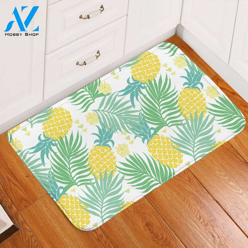 Pineapple Patterns Door Mat