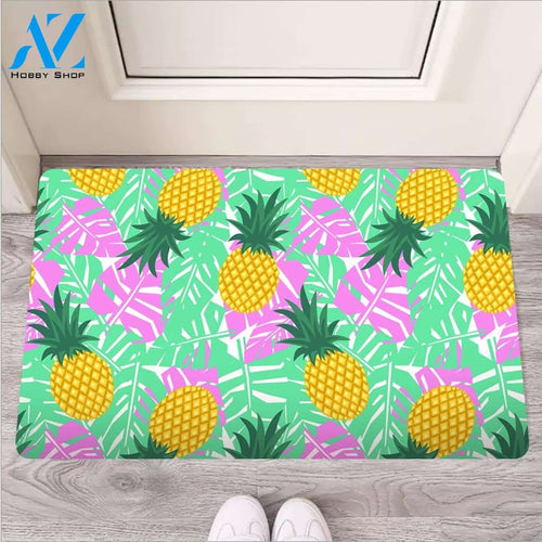 Pineapple Print Door Mat
