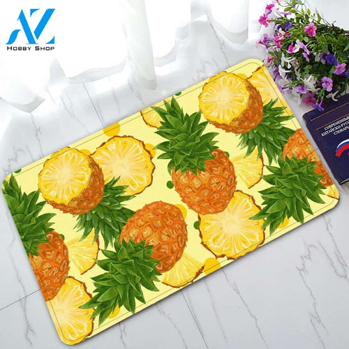 Pineapples Doormat Welcome Mat Housewarming Gift Home Decor Funny Doormat Gift For Fruit Lovers Gift For Friend Birthday Gift