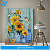 PingGift Live Simply Hummingbird Wall Art Canvas