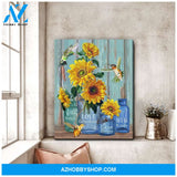 PingGift Live Simply Hummingbird Wall Art Canvas