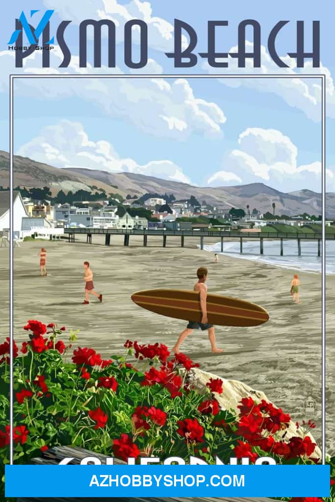 Pismo Beach California Beach And Pier Scene