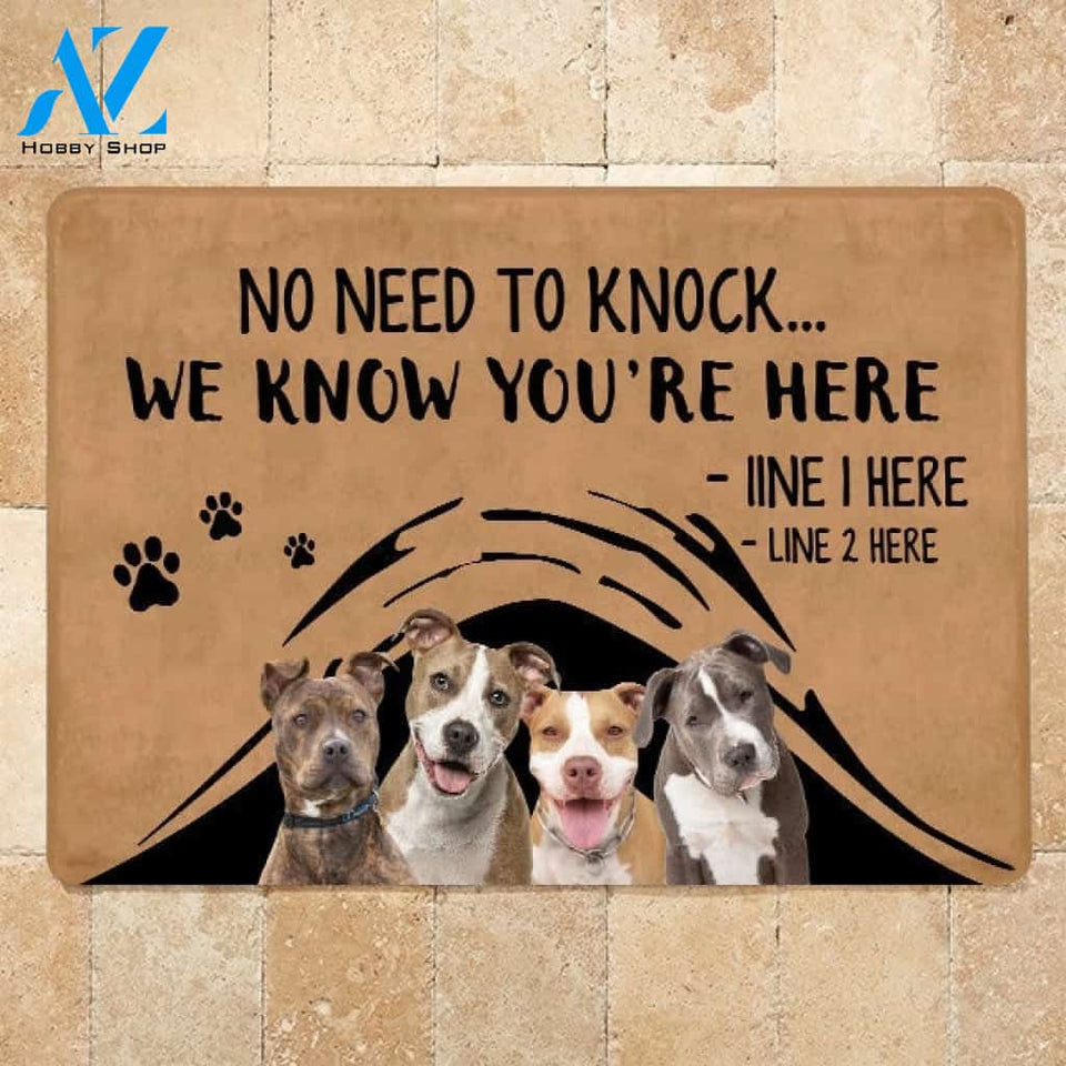 Pit Bull M288 Camping Custom Doormat All Over Printed (6228)