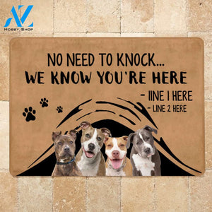 Pit Bull M288 Camping Custom Doormat All Over Printed (6228)
