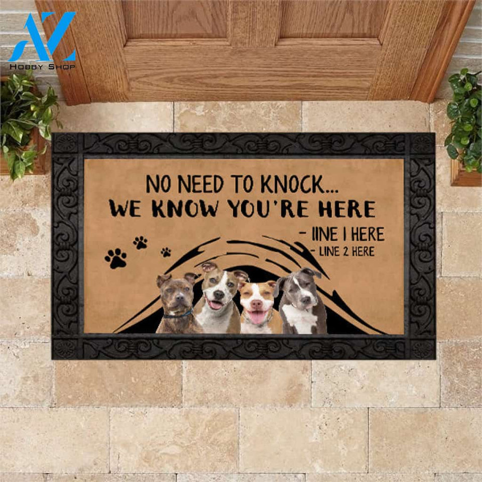 Pit Bull M288 Camping Custom Doormat All Over Printed (6228)