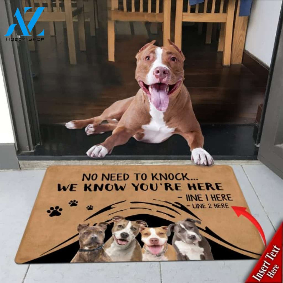 Pit Bull M288 Camping Custom Doormat All Over Printed (6228)