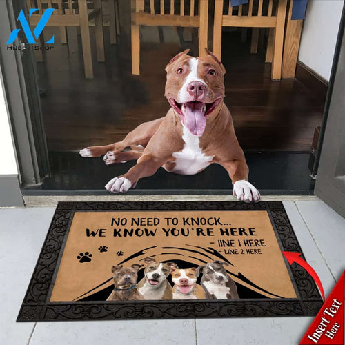 Pit Bull M288 Camping Custom Doormat All Over Printed (6228)