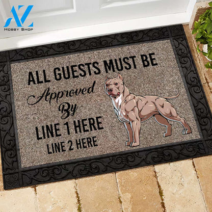 Pit bull M289 Custom Doormat All Over Printed (6228)