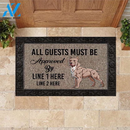 Pit bull M289 Custom Doormat All Over Printed (6228)