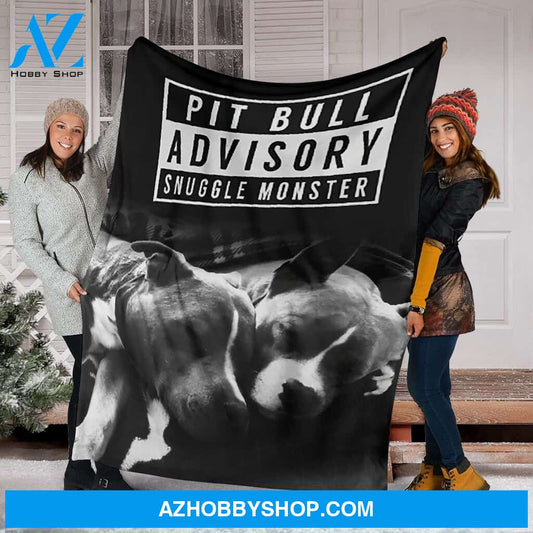 Pitbull Advisory Fleece Blanket