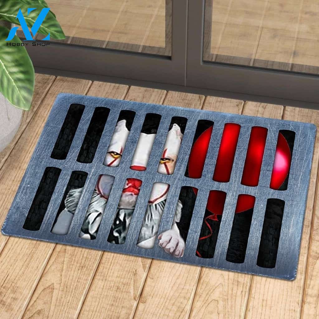 Pitbull Halloween Easy Clean Welcome DoorMat | Felt And Rubber | DO1943