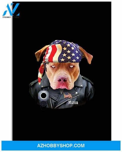 Pitbull Murica poster