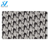 Pitbull Print Door Mat
