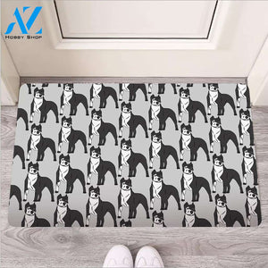 Pitbull Print Door Mat