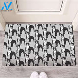 Pitbull Print Door Mat