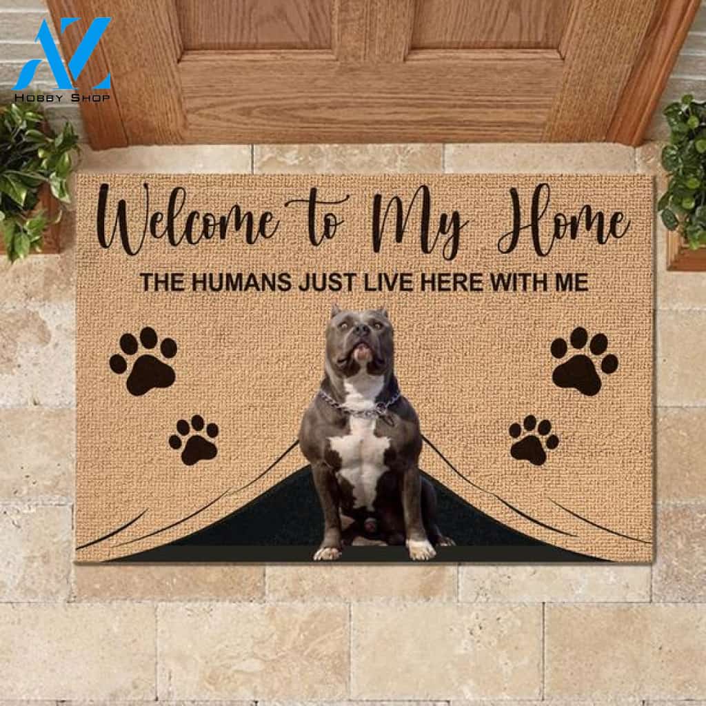 Pitbull Welcome To My Home Doormat