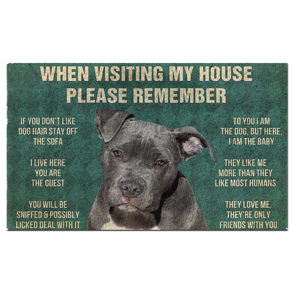 Pitbull's Rules Doormat