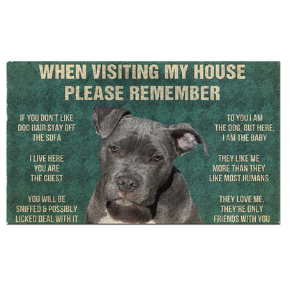 Pitbull's Rules Doormat
