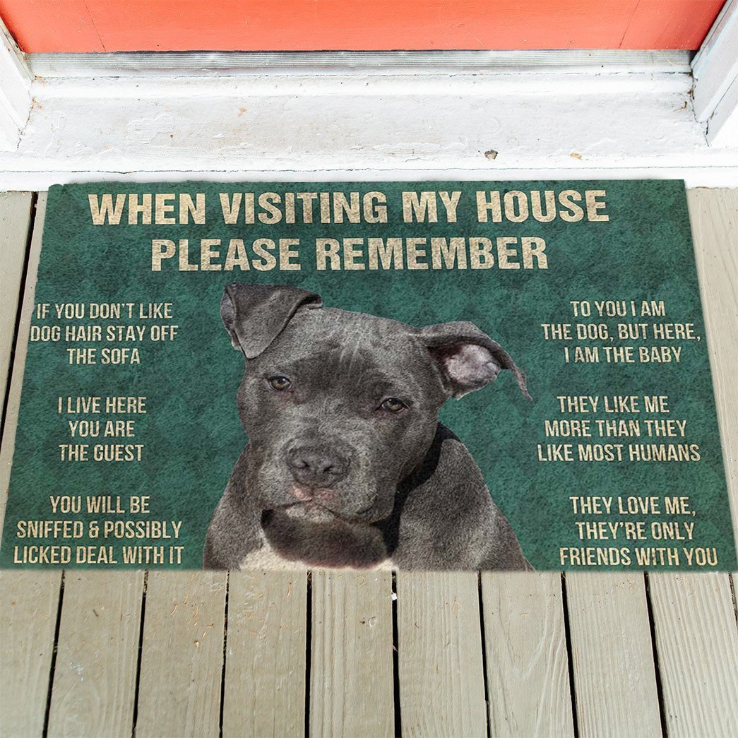 Pitbull's Rules Doormat