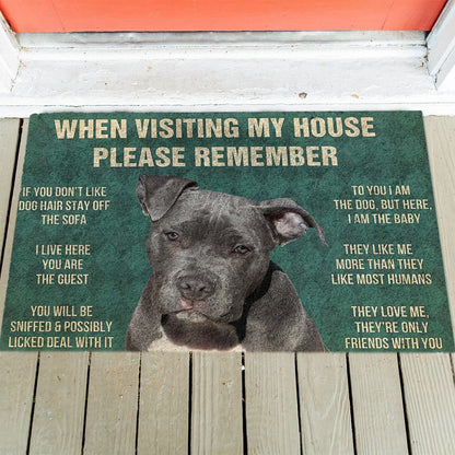 Pitbull's Rules Doormat