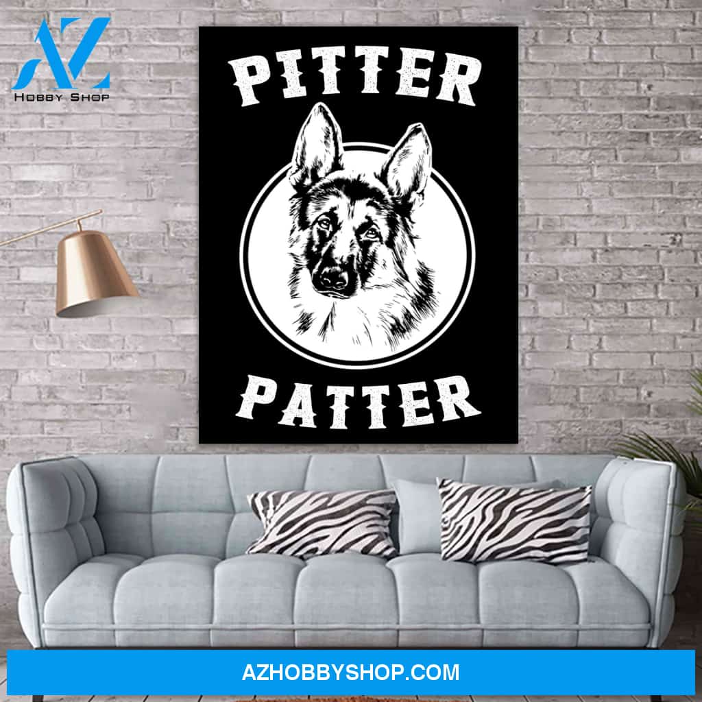 Pitter Patter Canvas Print Wall Art - Matte Canvas