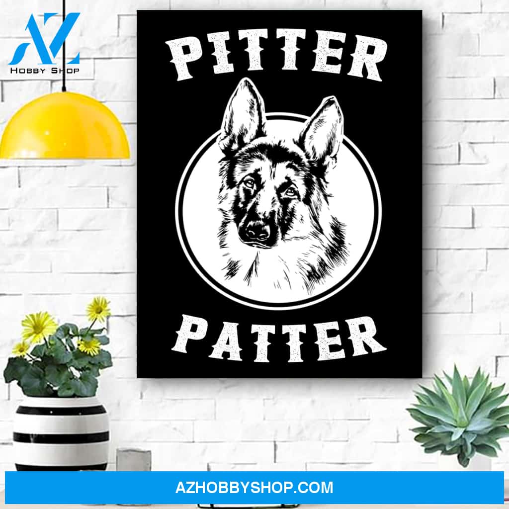 Pitter Patter Canvas Print Wall Art - Matte Canvas