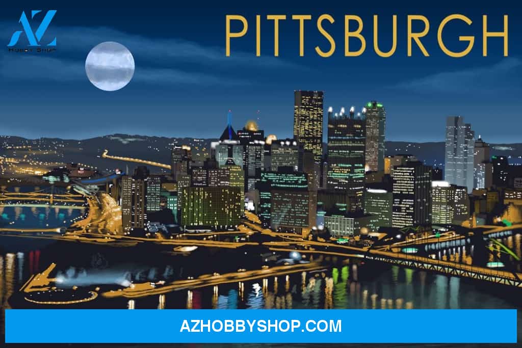 Pittsburgh Pennsylvania Skyline At Night 