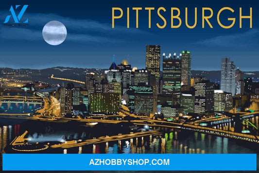 Pittsburgh Pennsylvania Skyline At Night 
