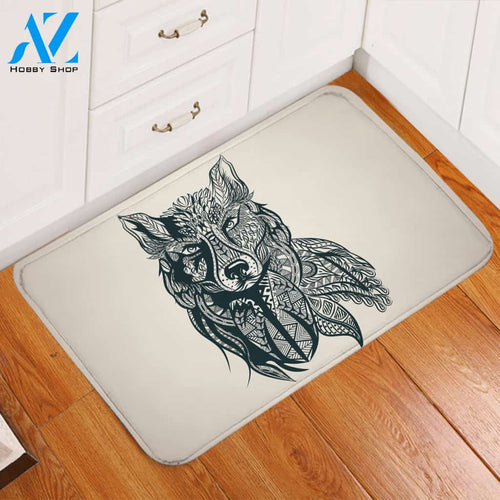 Pixie Designed Wolf Door Mat