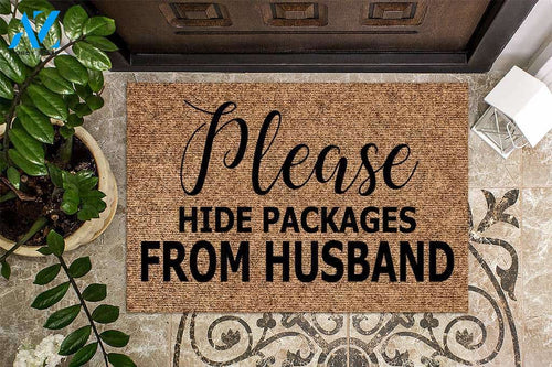 Please Hide Packages from Husband Doormat