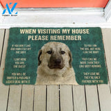 Gearhumans GearHuman 3D Please Remember Anatolian Shepherd Dogs House Rules Custom Doormat