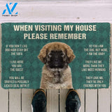 Gearhumans Gearhuman 3D Please Remember Caucasian Shepherd Dogs House Rules Custom Doormat