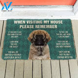 Gearhumans Gearhuman 3D Please Remember Caucasian Shepherd Dogs House Rules Custom Doormat