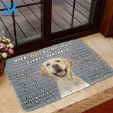 Please Remember Labrador Retriever Dog's House Rules Doormat Welcome Mat House Warming Gift Home Decor Funny Doormat Gift Idea