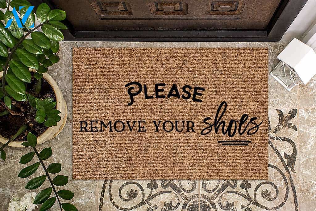 Please Remove Your Shoes Doormat | Welcome Mat | House Warming Gift