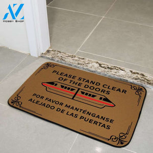 Please stand clear off the door mat | Welcome Mat | House Warming Gift