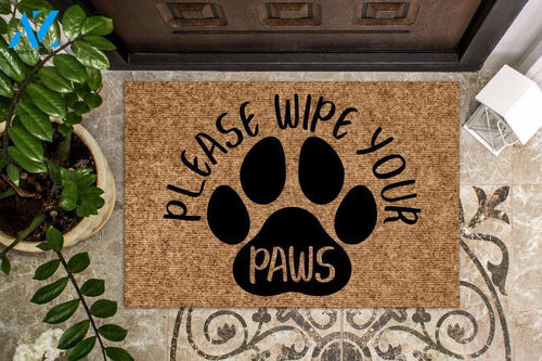 Please Wipe Your Paws Doormat | Welcome Mat | House Warming Gift