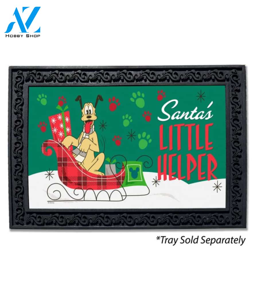 Pluto Santa's Little Helper Doormat - 18" x 30"