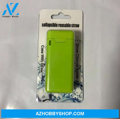 Pocket Straw Drop Shipping Reusable Portable Stainless Final Straw Green2