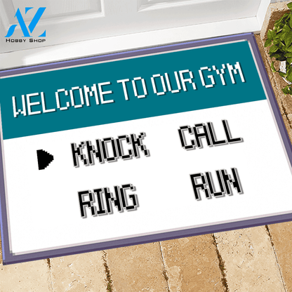 Pokemon Doormat Pokemon Knock Call Ring Run | Welcome Mat | House Warming Gift