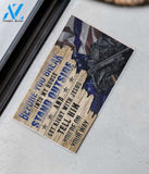 Police Before You Break Into My House Stand Outside And Get Right With Jesus Tell Him Youre On The Way Doormat