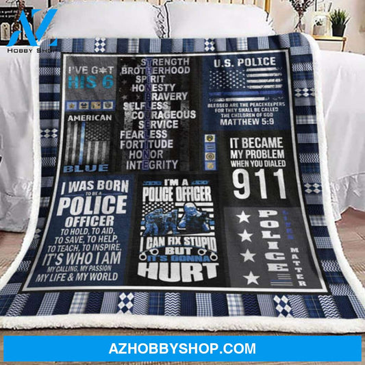 Police Blanket, Police Lives Matter, Police Blanket, Police Lives Matter