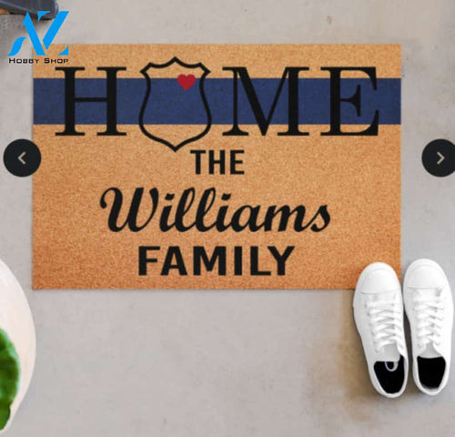 Police Home Doormat