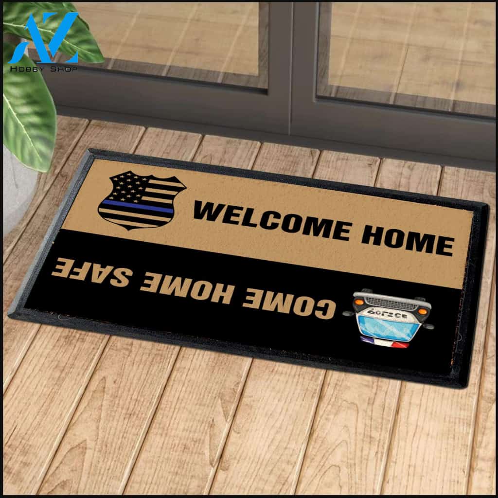 Police Welcome Home Doormat | Welcome Mat | House Warming Gift