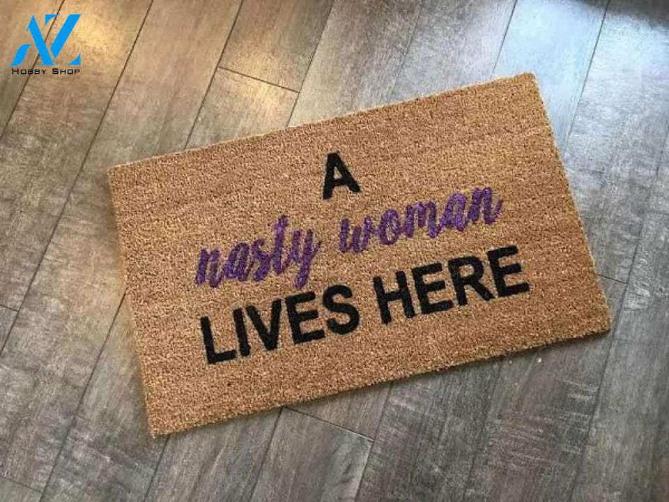 Political Doormat / Funny Doormat / Feminist Shirt / Unique Doormat / Front Door Mat / Rude Doormat / Cute Doormat / Custom Welcome Mat