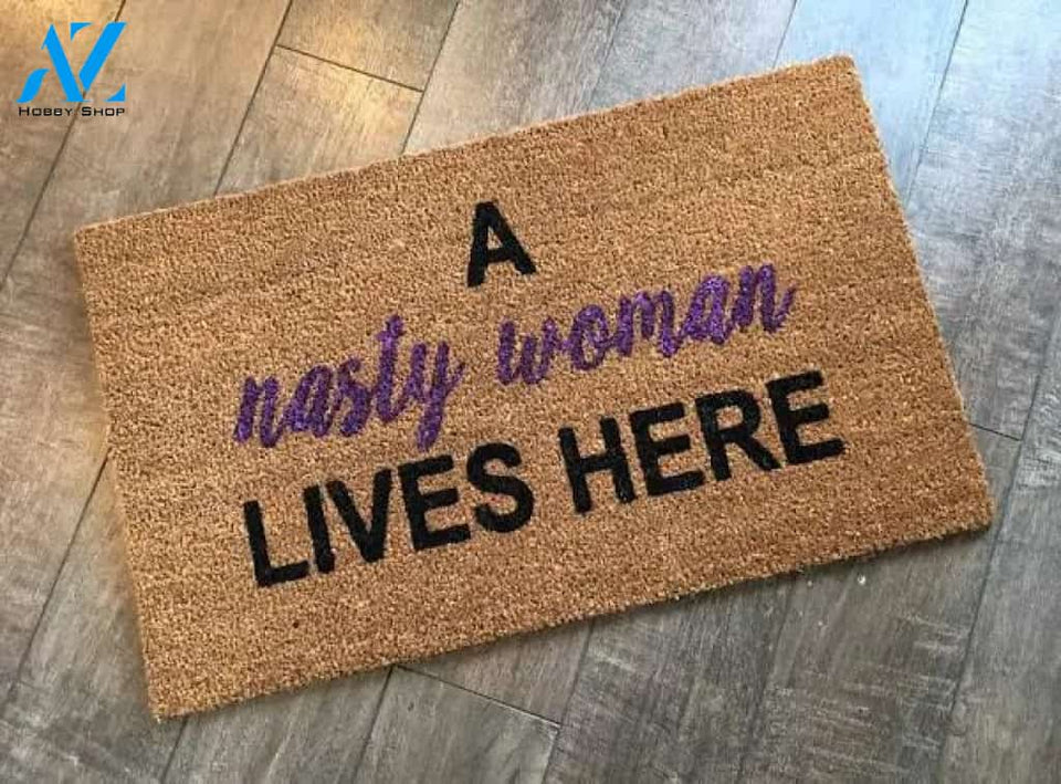 Political Doormat / Funny Doormat / Feminist Shirt / Unique Doormat / Front Door Mat / Rude Doormat / Cute Doormat / Custom Welcome Mat
