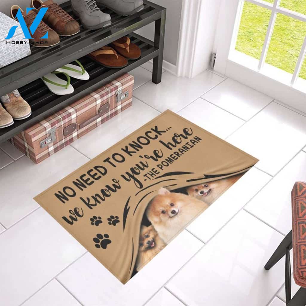 Pomeranian CL09100158MDD Doormat