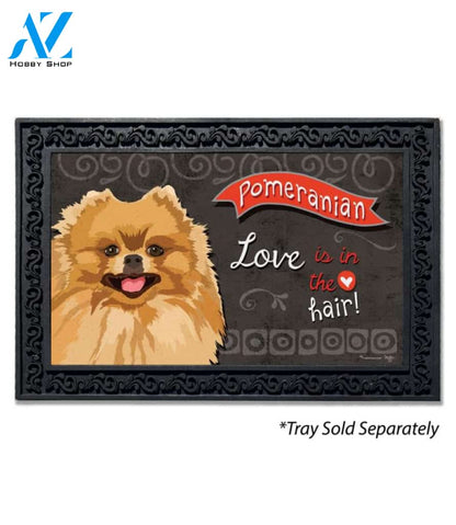 Pomeranian Doormat - 18" x 30"