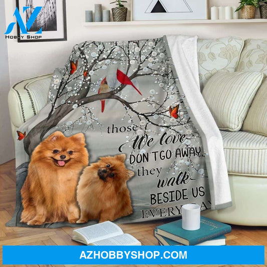 Pomeranian Every Day Fleece Blanket