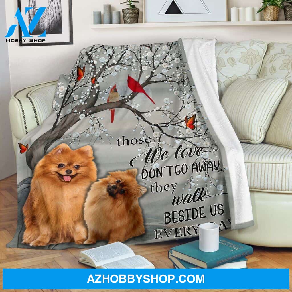 Pomeranian Every Day Fleece Blanket